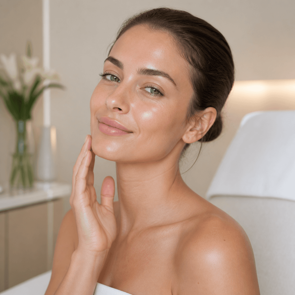 Aesthetic skin treatment Instagram ad